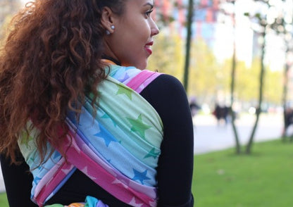 Echarpe de portage Yaro Stars Spectrum Grad Tencel