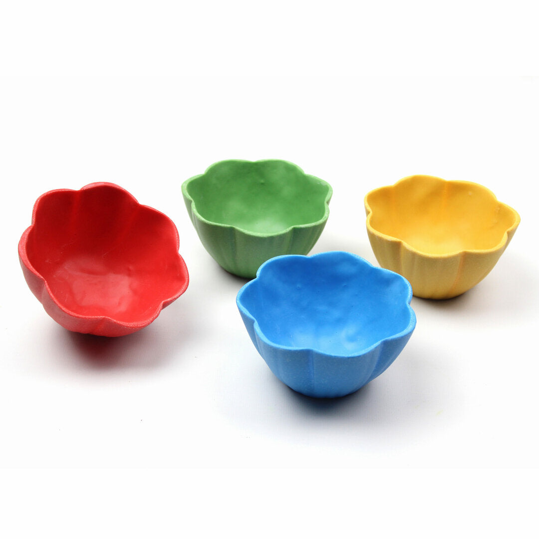 Yellow Door Bols en forme de Fleurs - Lot de 4