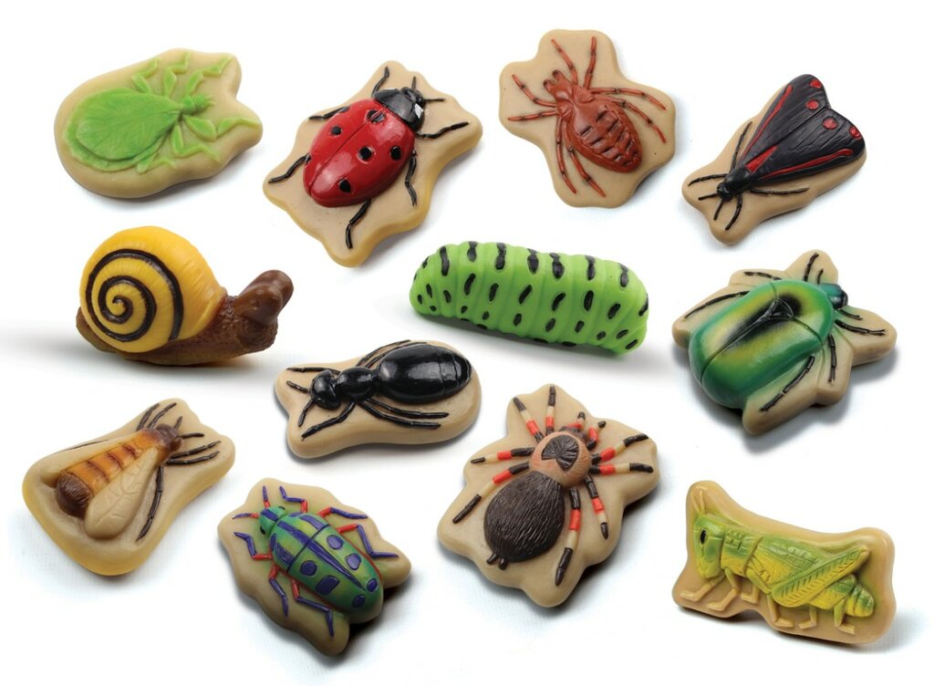 Yellow Door Pierres sensorielles Insectes - Lot de 12