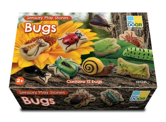 Yellow Door Pierres sensorielles Insectes - Lot de 12
