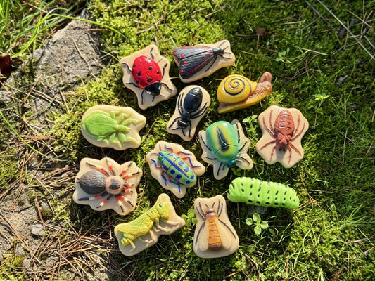 Yellow Door Pierres sensorielles Insectes - Lot de 12